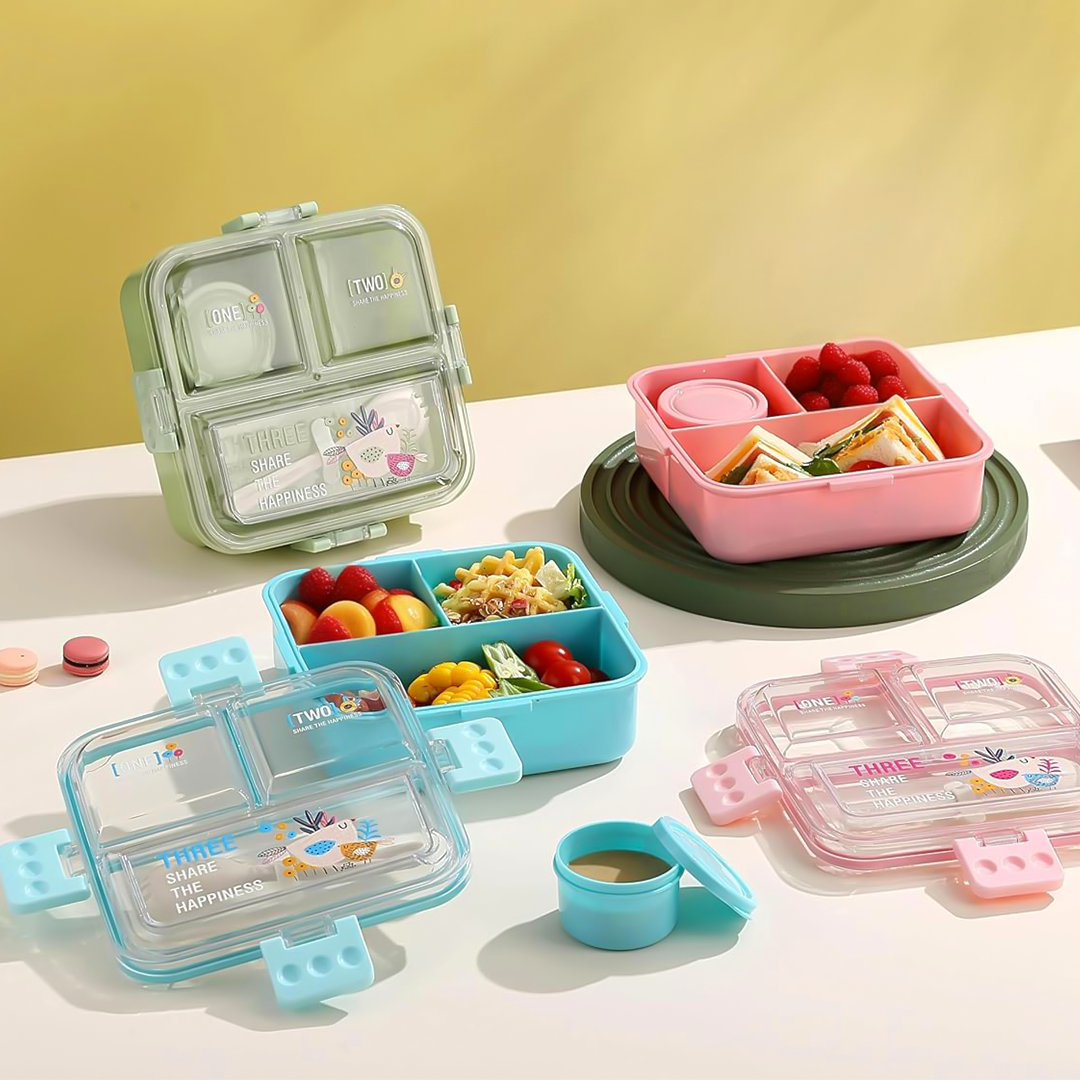 "One Two Three Share the Happiness” Lunch Box for Kids 7139 | KidsBestie | KB