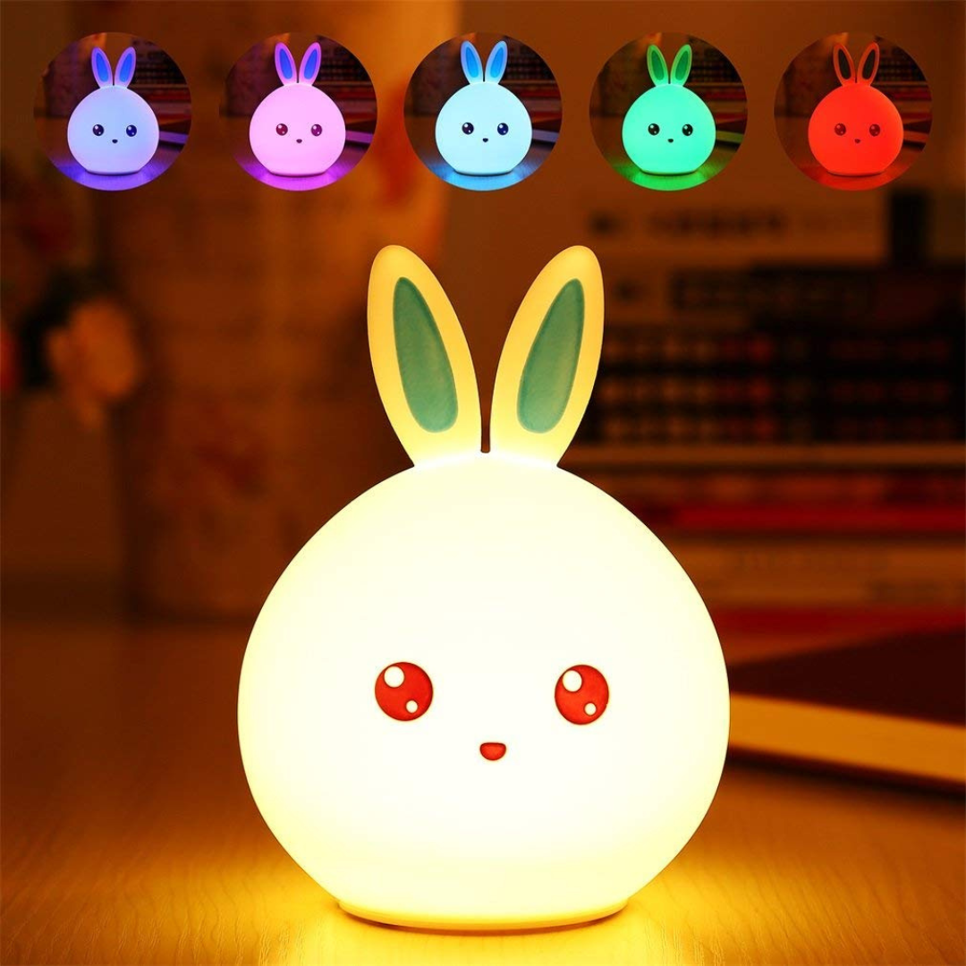 Cute Cat Silicone Lamp – Night Light | KidsBestie