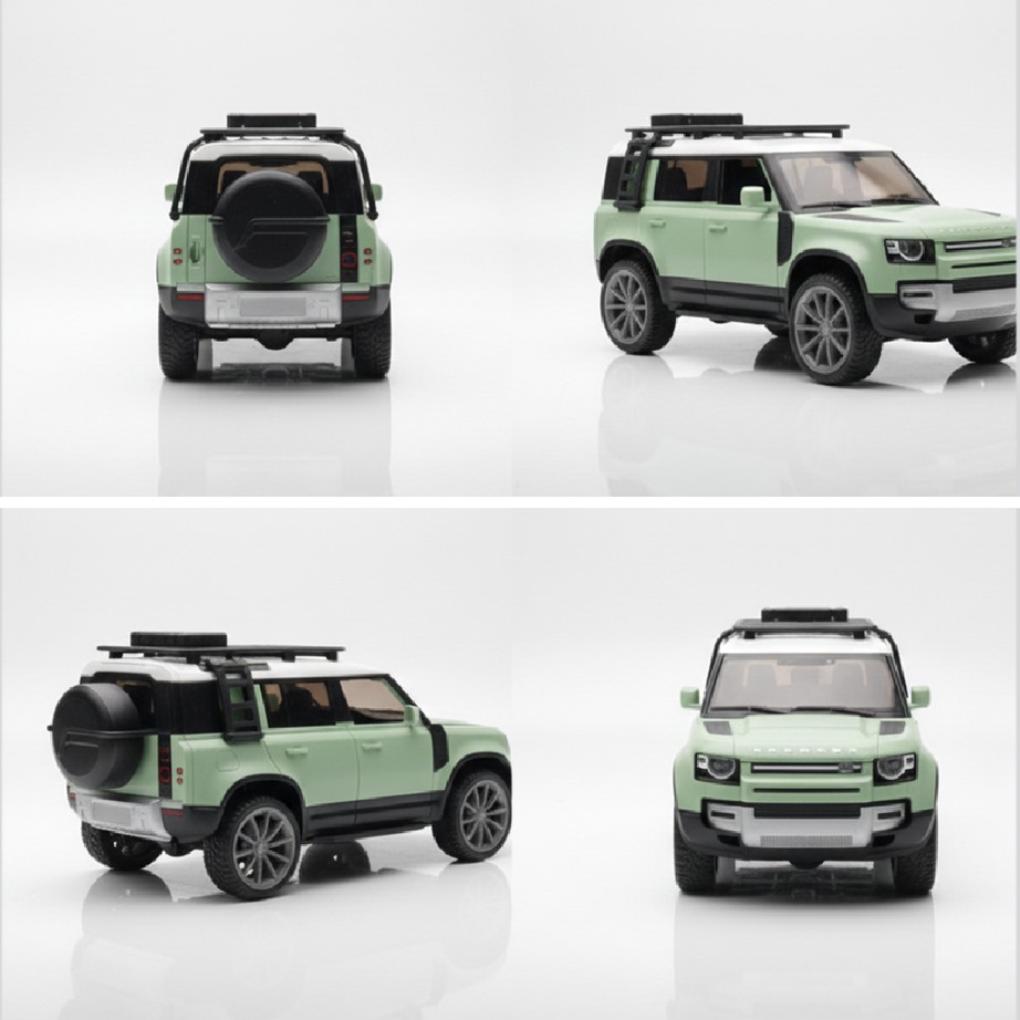 Defender SUV Car with Smoke Function | 5-Channel RC Adventure Vehicle – KidsBestie