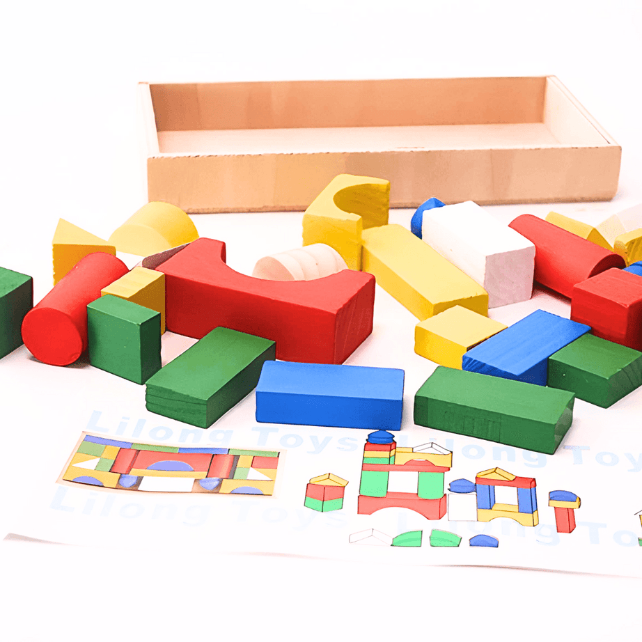 3 in 1 Combo of Shapes, L paired Puzzles, Wooden tetris Puzzles for kids Age 3+, Adults - Kids Bestie