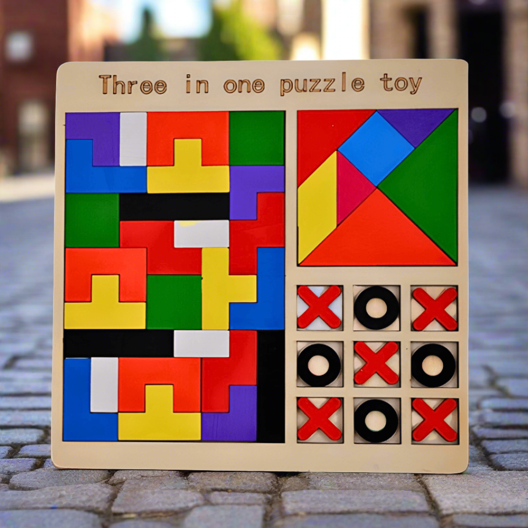 3 in 1 Puzzle - Kids Bestie