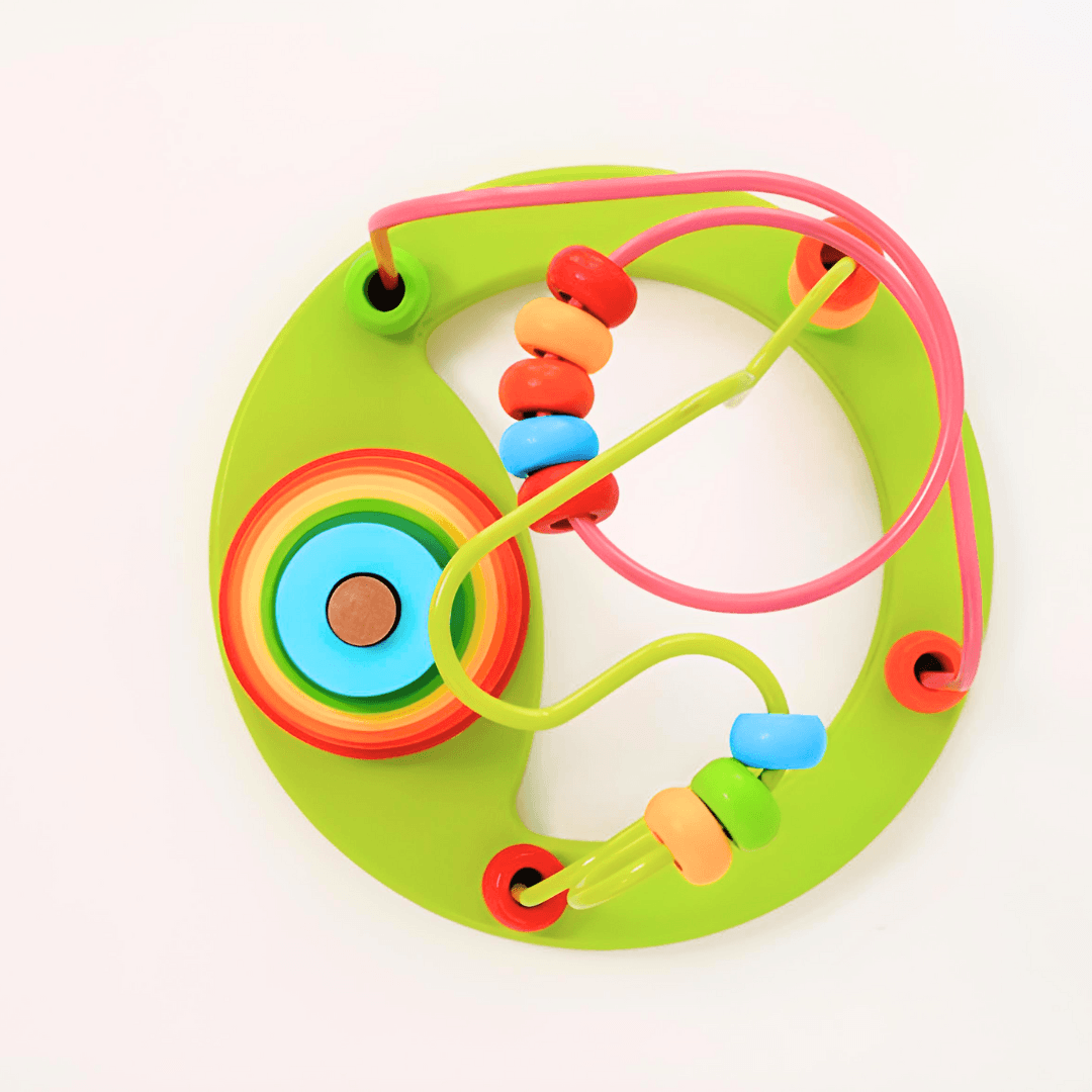 3-in-1 Rainbow Beads Maze - Kids Bestie