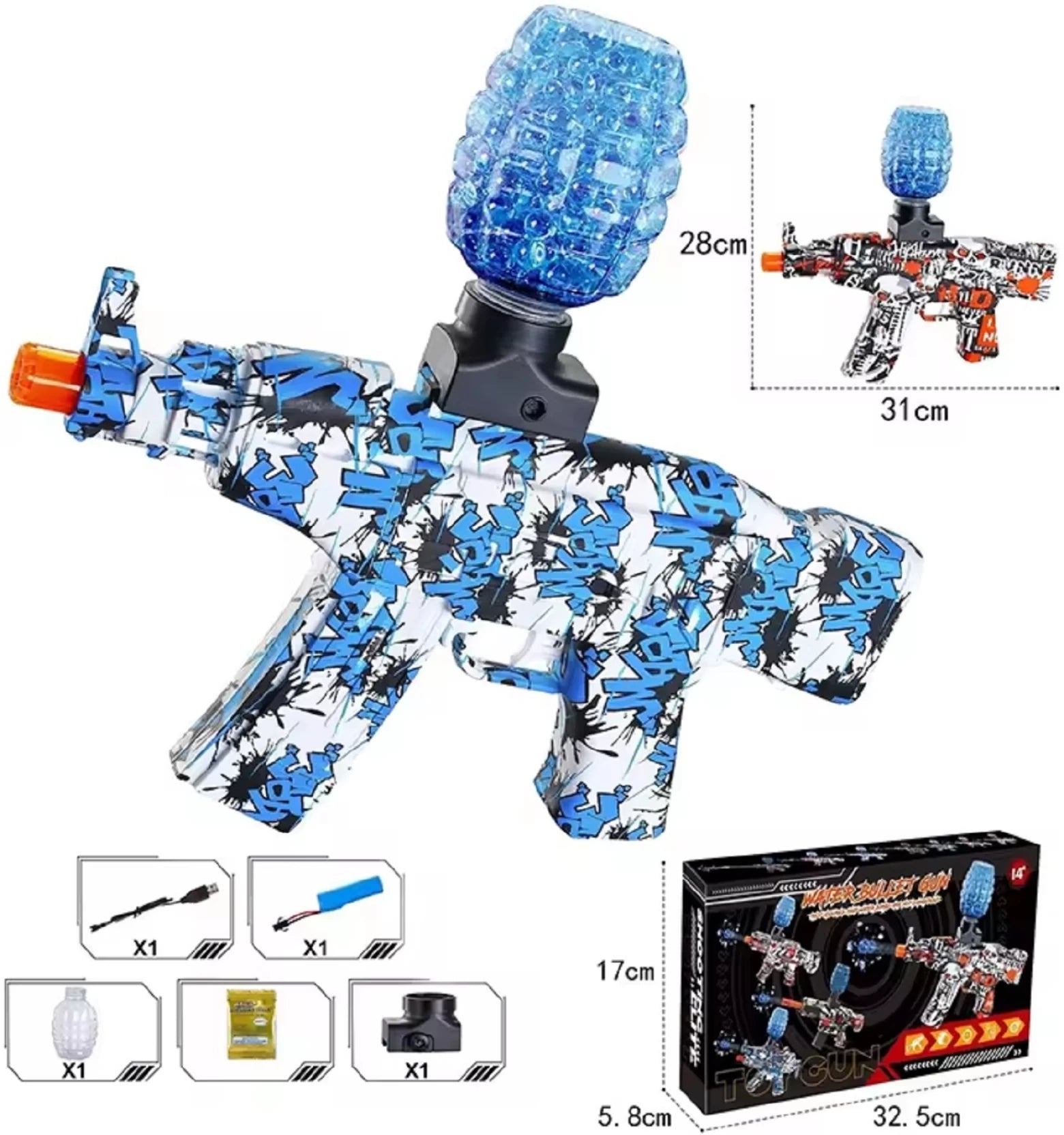 Gel Blaster Automatic Gun for Kids