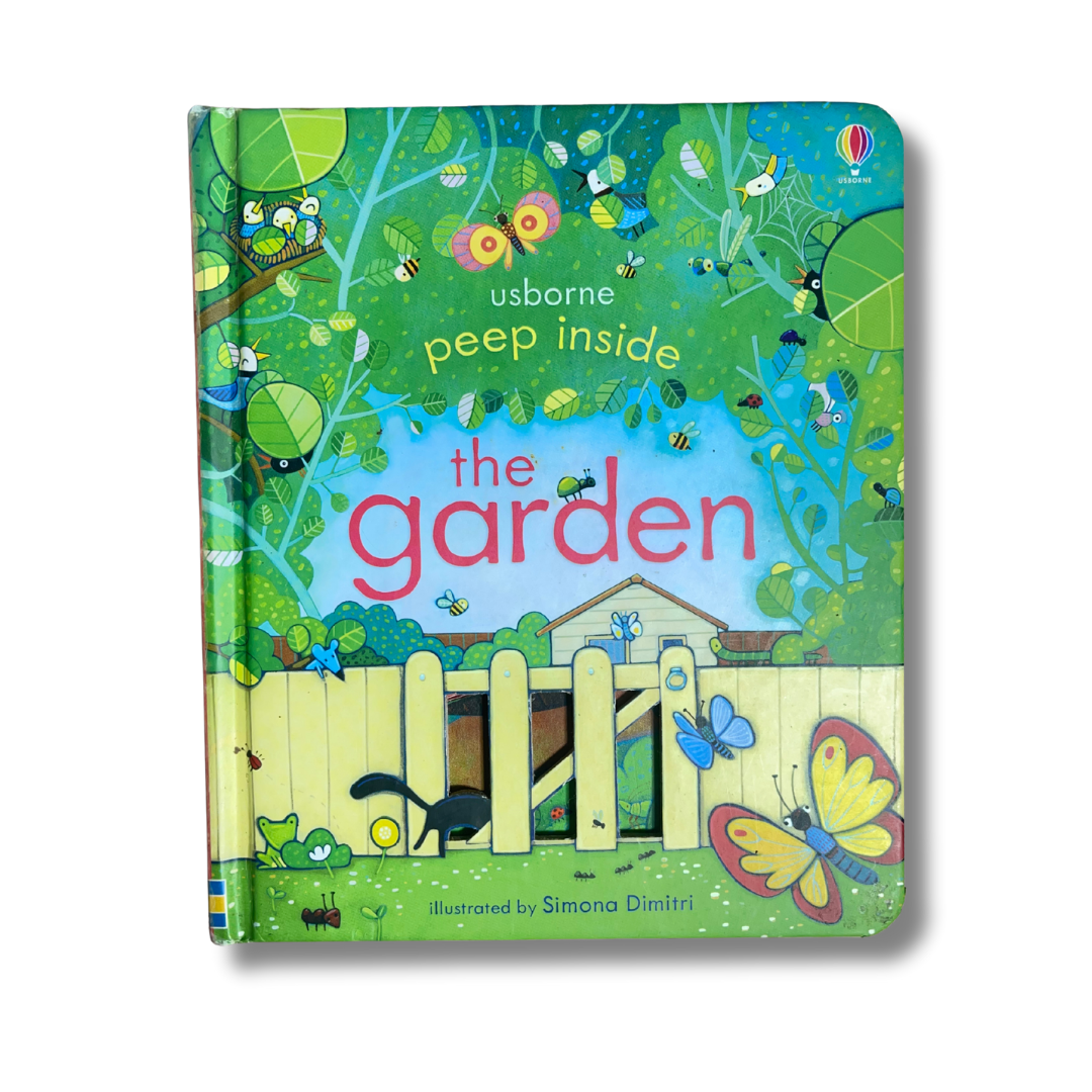 Usborne Peep Inside: The Garden - Preloved Edition | KidsBestie | KB2367|