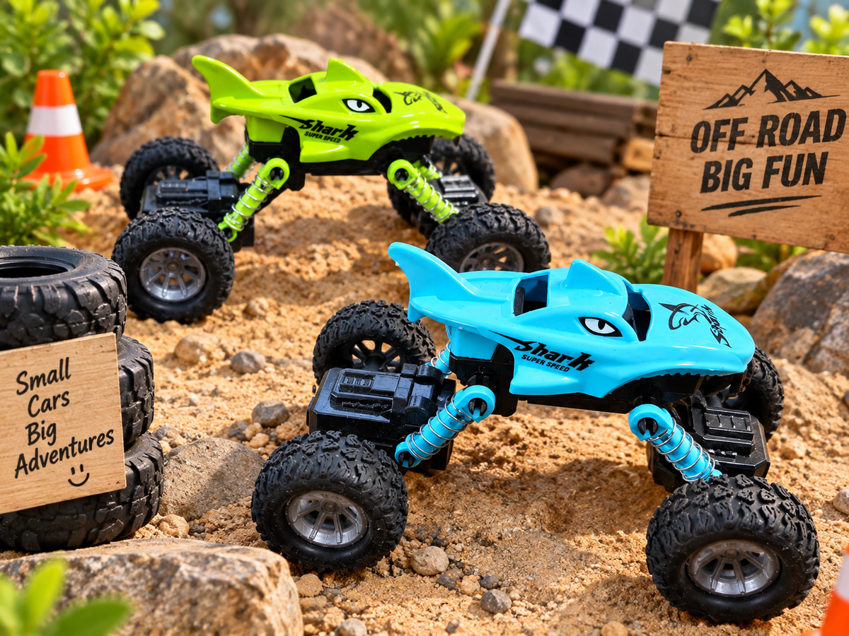 Shark Super Speed Off-Road Monster Truck Toy – Big Wheel Stunt & Adventure Car for Kids