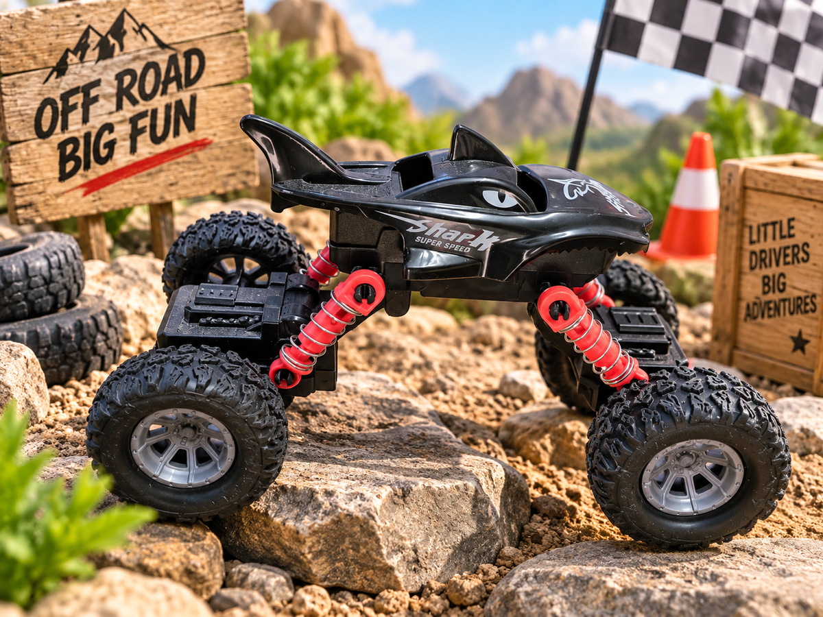 Shark Super Speed Off-Road Monster Truck Toy – Big Wheel Stunt & Adventure Car for Kids