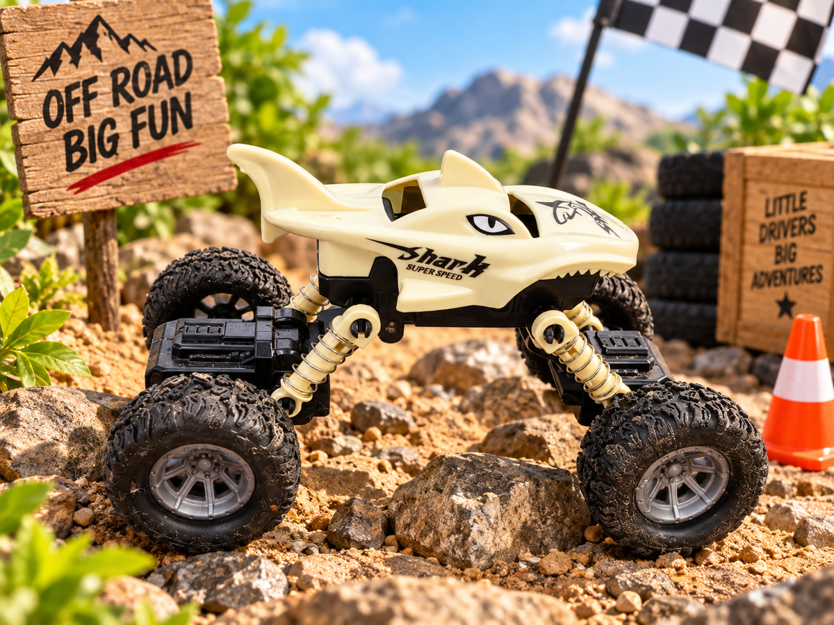 Shark Super Speed Off-Road Monster Truck Toy – Big Wheel Stunt & Adventure Car for Kids