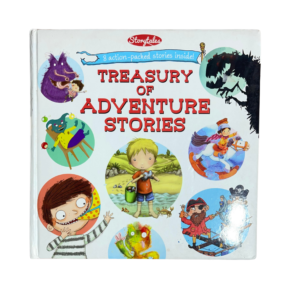 Treasury of Adventure Stories: 8 Action-Packed Stories Inside – Preloved Edition – KidsBestie  |KB3342