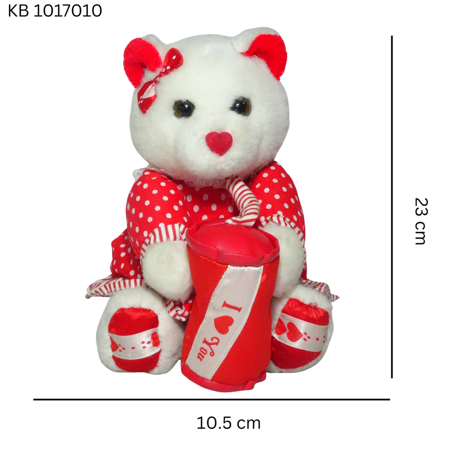 Cute Kitty Drinking Juice Soft Toys for Kids