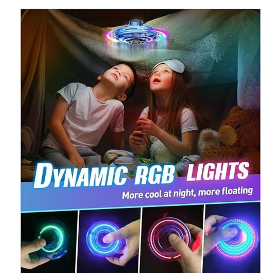 360 Rotating Flynova Spinner, Hand Controlled Boomerang Hover Spinner