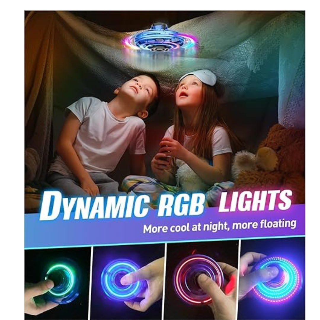 360 Rotating Flynova Spinner, Hand Controlled Boomerang Hover Spinner