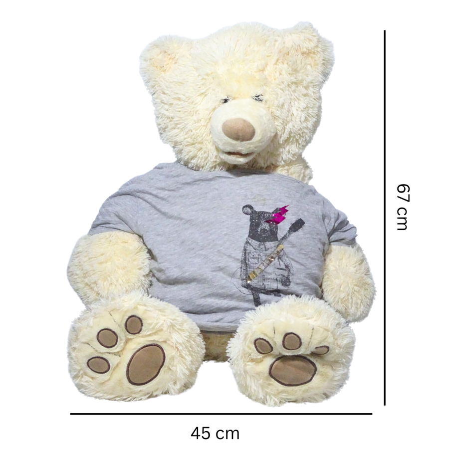 Bear Soft Toy with Cute Paws – Ultra-Soft & Huggable Plush Teddy