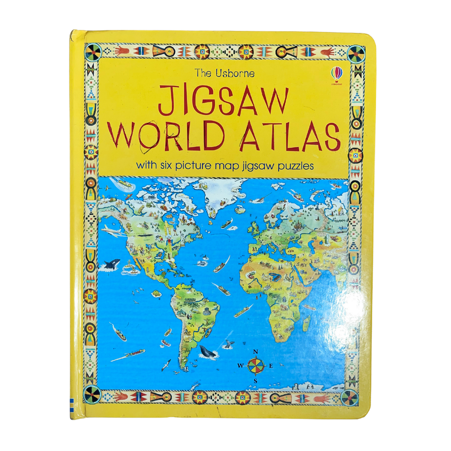 Jigsaw World Atlas – Preloved Edition – KidsBestie |kb3356