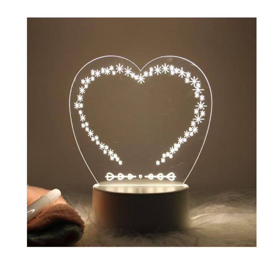 Kidsbestie-3D Light, Write-on Lamp for Couple Gifts