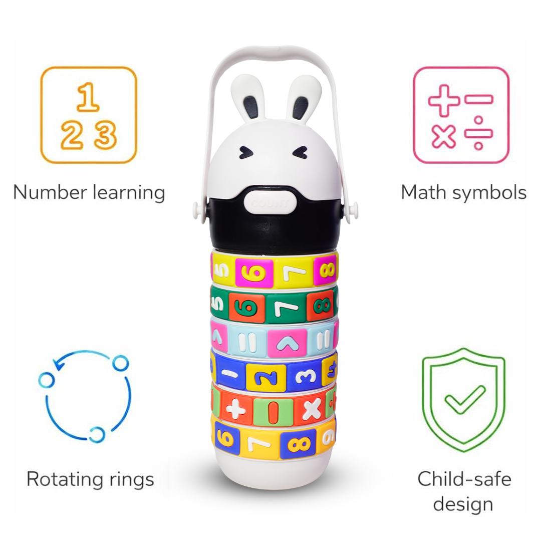 Math Calculation Water Bottle | Kidsbestie