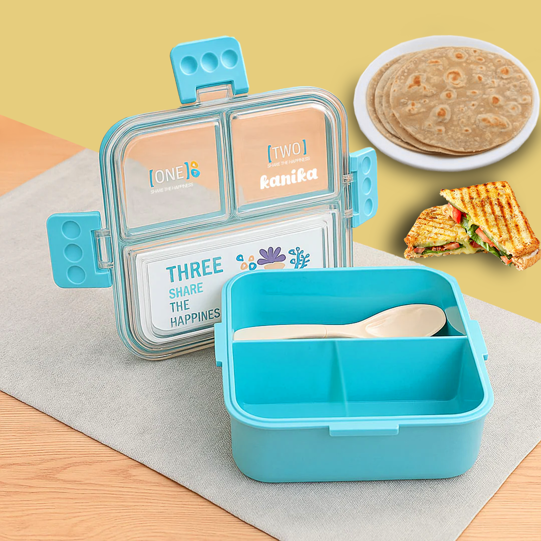 "One Two Three Share the Happiness” Lunch Box for Kids 7139 | KidsBestie | KB