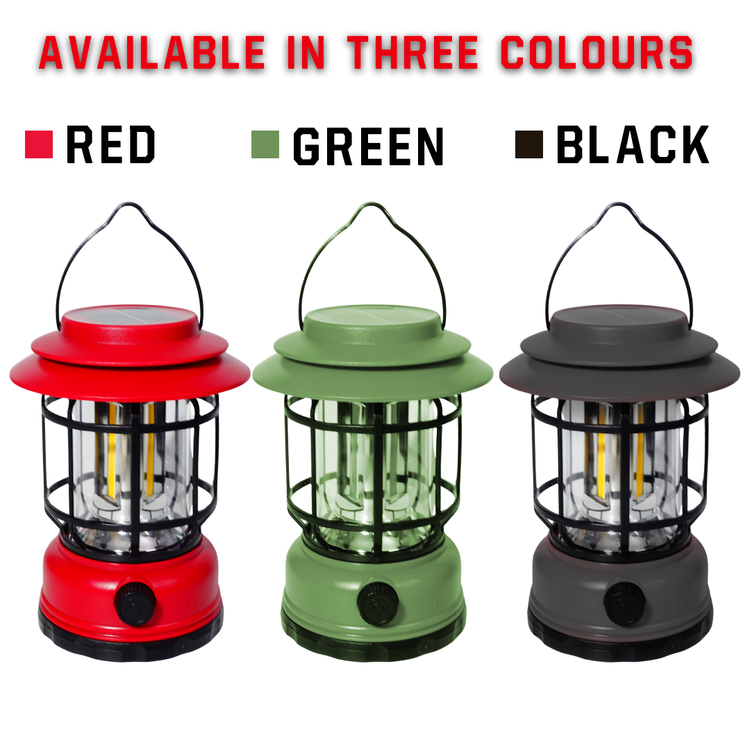 Reliable Solar Camping Lantern | Solar Powered Emergency Lamb | Type C Charging Port | Valentines Day Gift