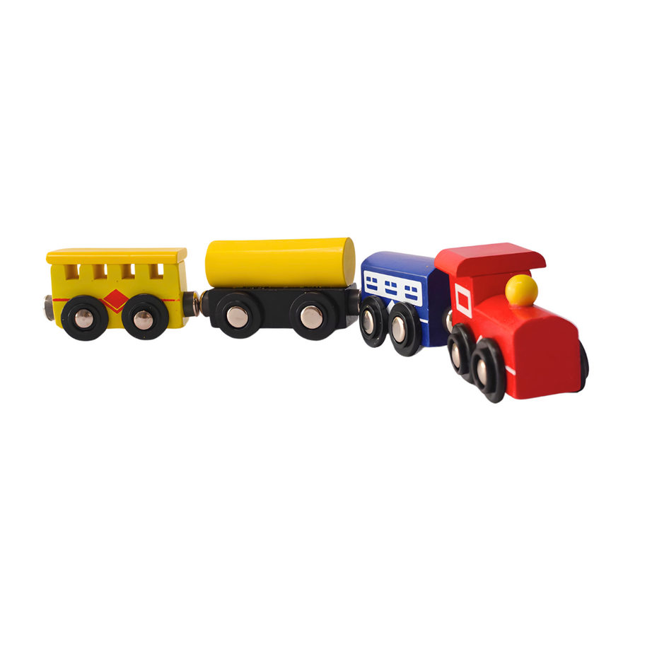 1 Magnetic Train with 4 layers for Kids Age 3+(Random design will be send)