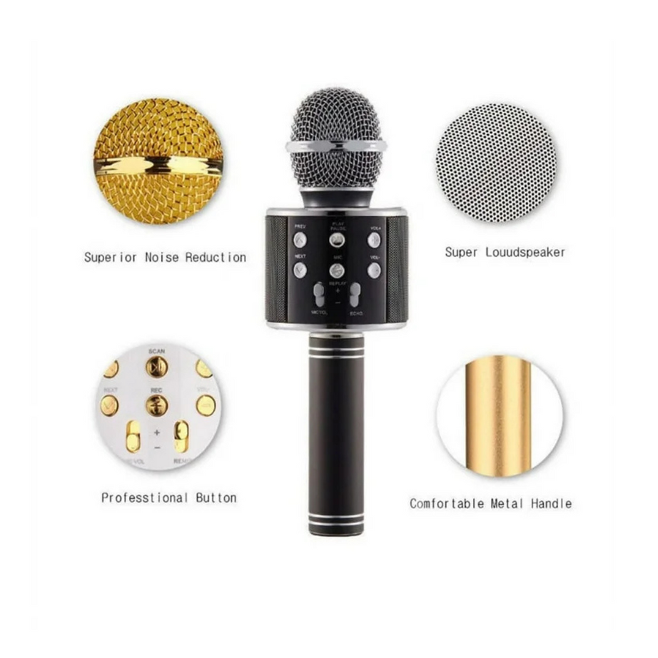 Bluetooth Wireless Microphone for Karaoke – Perfect Gift for Kids | KidsBestie