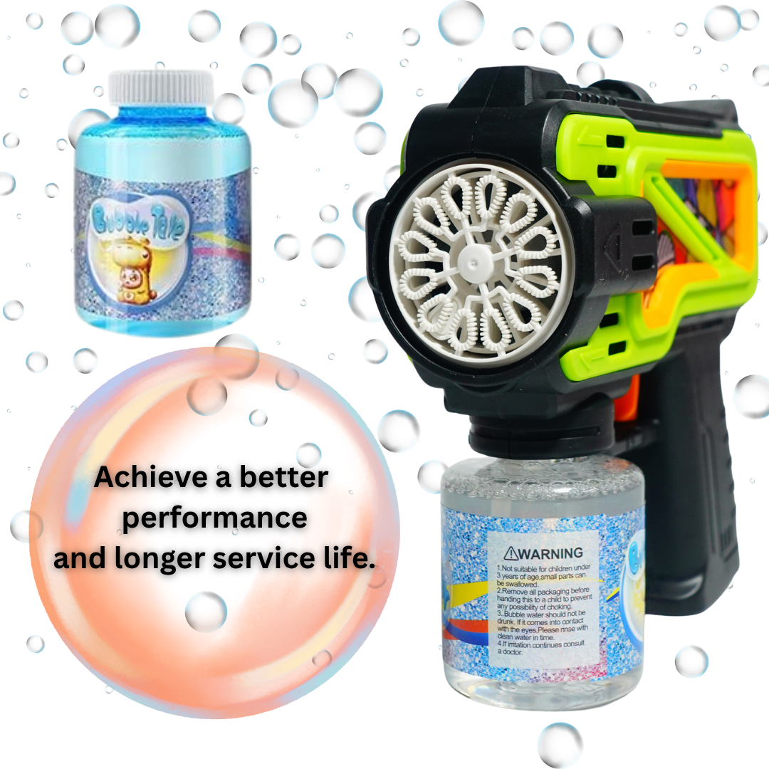 Artist Bubble Gun | Colorful Bubble Blower Toy with Lights & Music | Automatic Bubble Maker for Kids