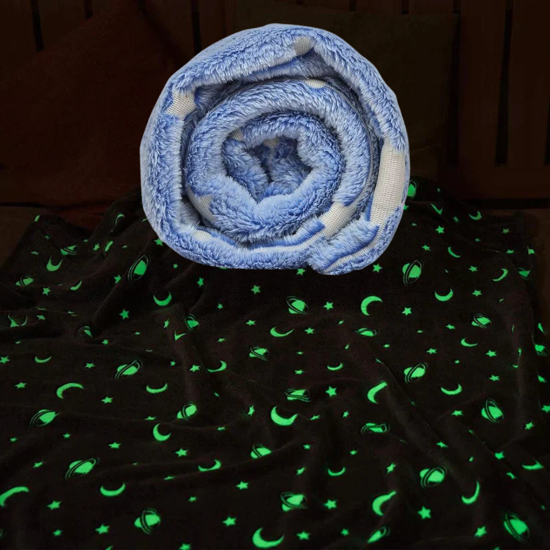 Glow Magic Blanket With 2 Glow Animals Combo