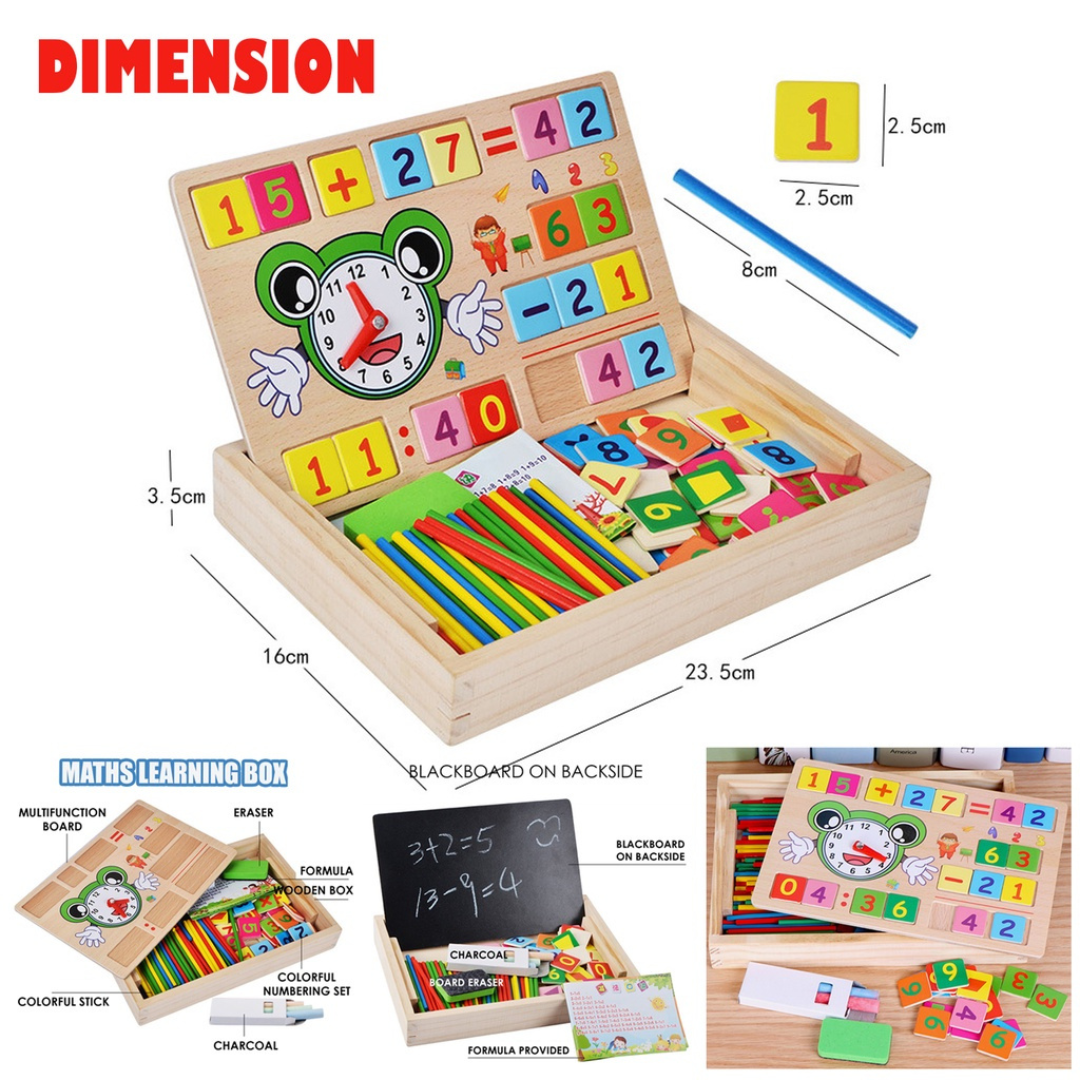 Multifunctional Operation Learning Box – Montessori Toy | KidsBestie