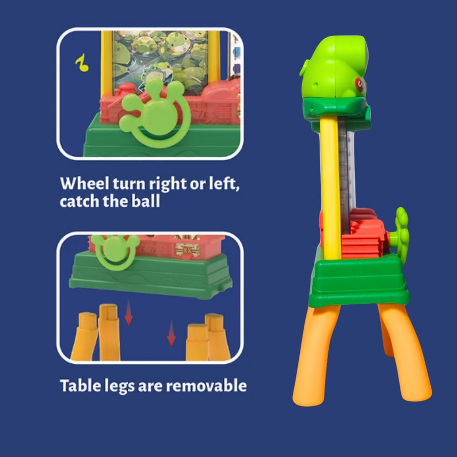 Frog Catch the Ball Electric Rotate Dribbling Dropped Fun Activity Game