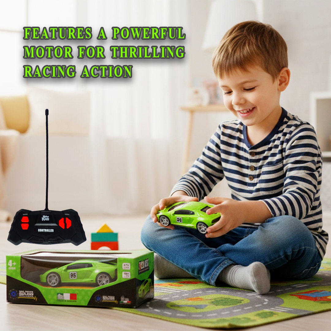 Bolide – Real Engine Sound Simulator | Fast and Furious Rechargeable RC Car | KidsBestie(Random Colours)