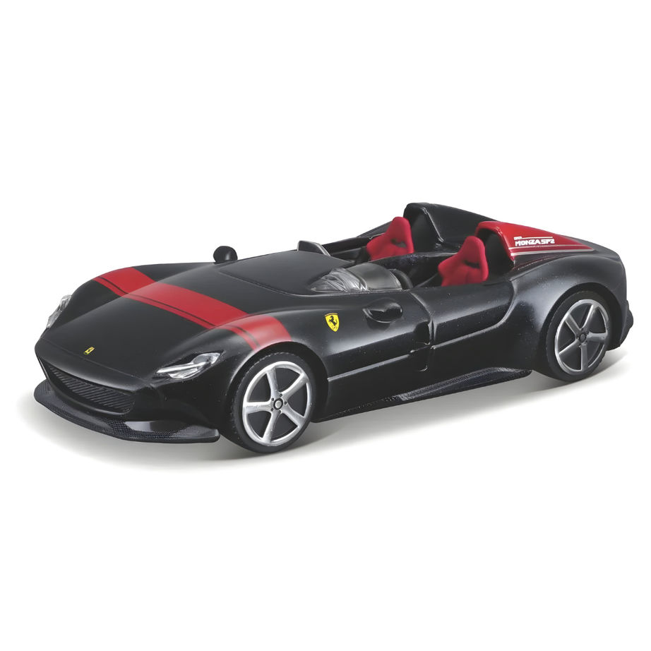 Bburago Ferrari Monza SP2 1:43 Diecast Model Car – Black and Red – Official Licensed