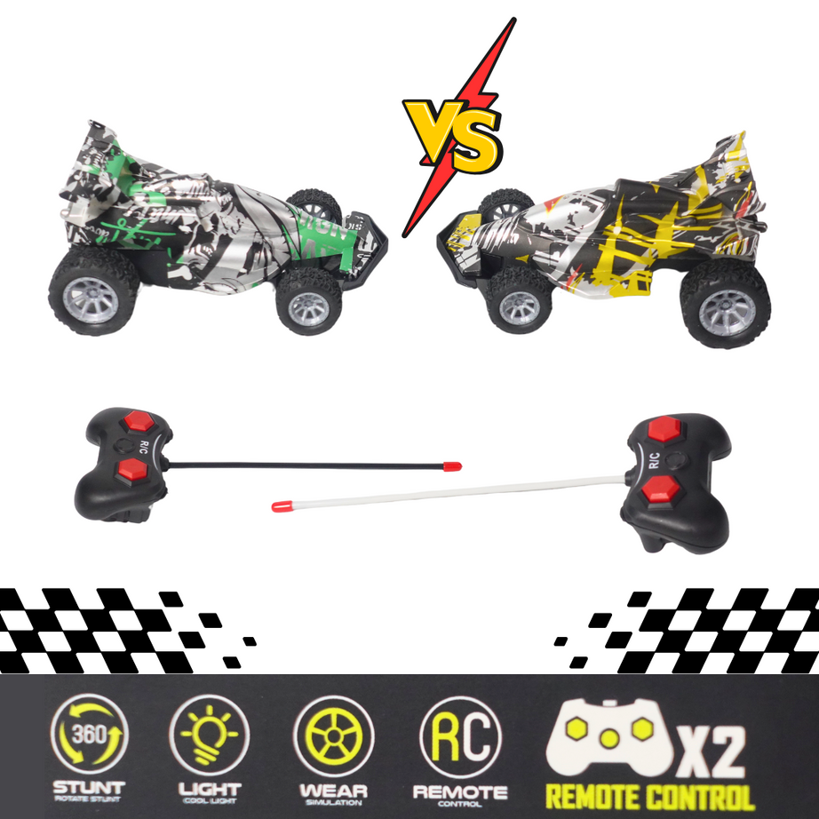 Stunt Race Remote Car Combo - 20 Km/h Rc Car Set of 2