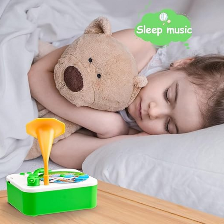 Children's Storytelling Phonograph Music Player | Kids Gramophone with 96 Cards  – KidsBestie