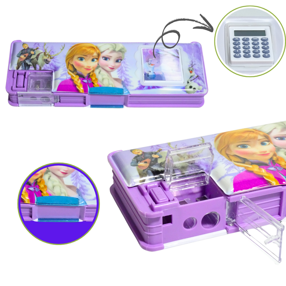 Pencil Box with Calculator for Kids – KidsBestie