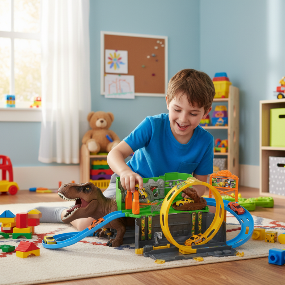 Dinosaur Track Racing – 360° Speed Adventure