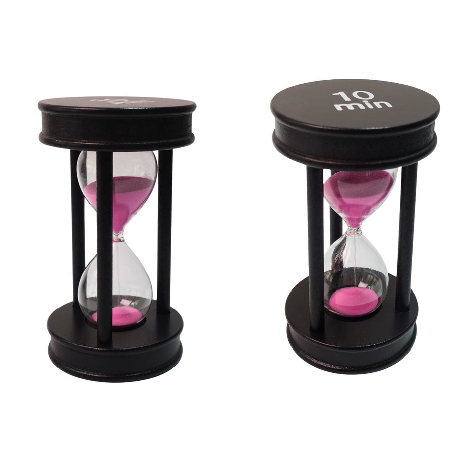 15 Min Hourglass Wooden Frame Sand Timer-1(Random colours will be send)