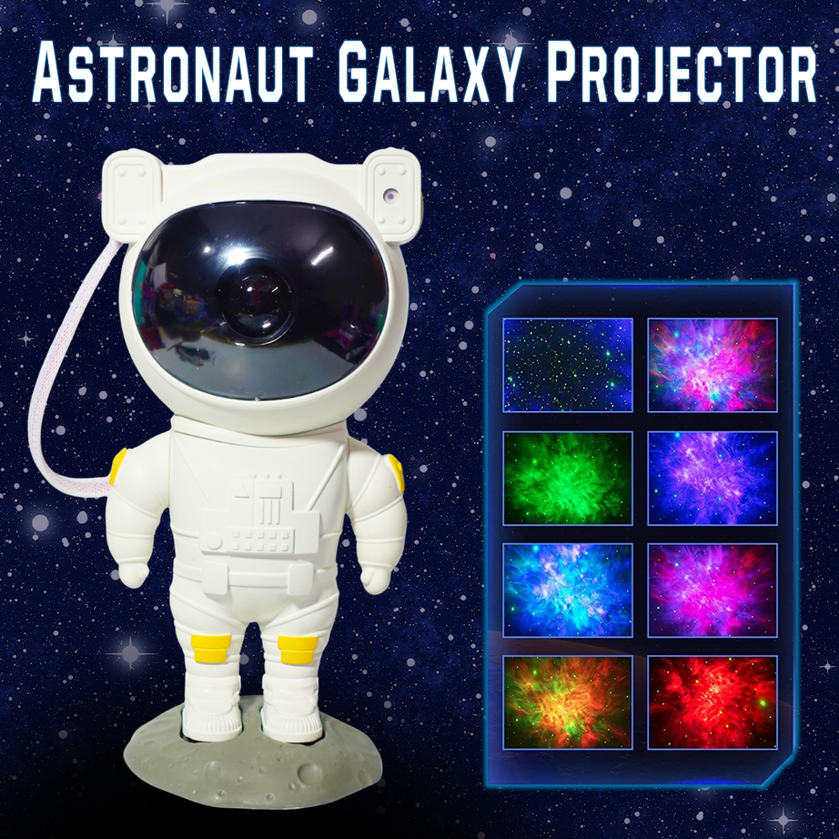 Astronaut Galaxy Projector | Star & Nebula Night Light | Room Decor Lamp for Kids & Adults