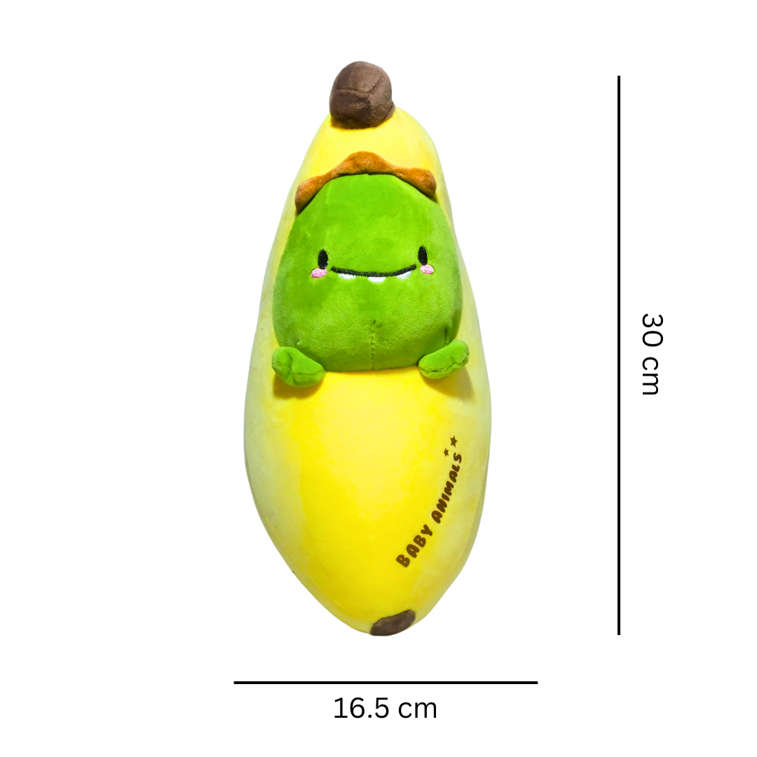 Banana Soft Toy – Cute & Huggable Plush Fruit for Kids & Fun Gifting