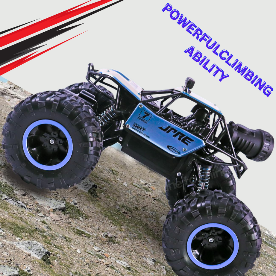 RC MOKA BigSize Cars with 720P Hd FPV WiFi Camera | Spray Function With Mobile Stand | Off-Road Remote Control Truck Monster Trucks