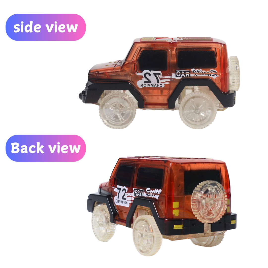 LED Light Up Child Toy Jeep
