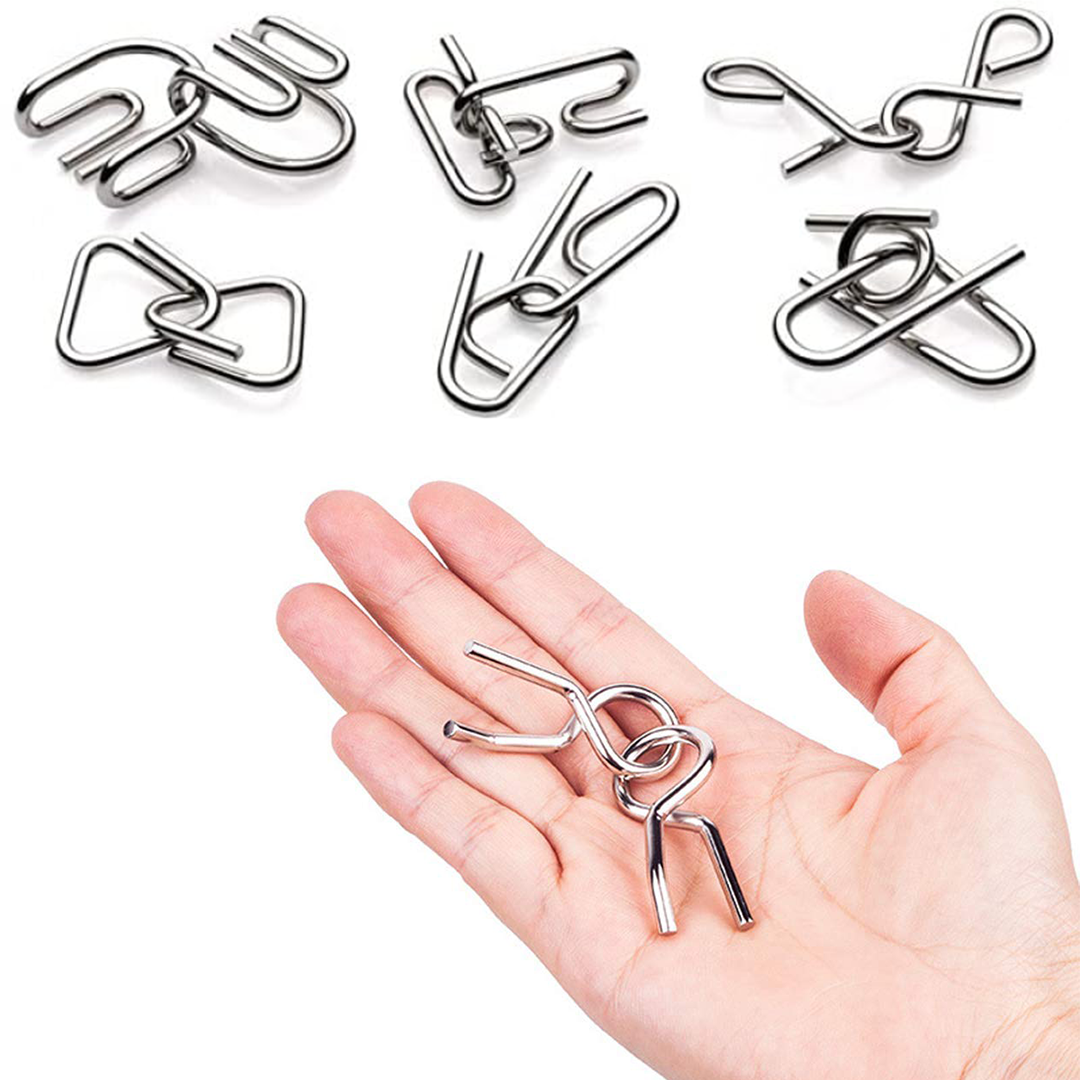 IQ Metal Puzzle Brainteaser – Twist, Think & Solve