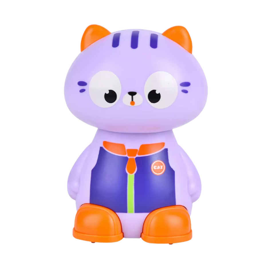 Funny Cat Pull Back Toy ( Random Colours)