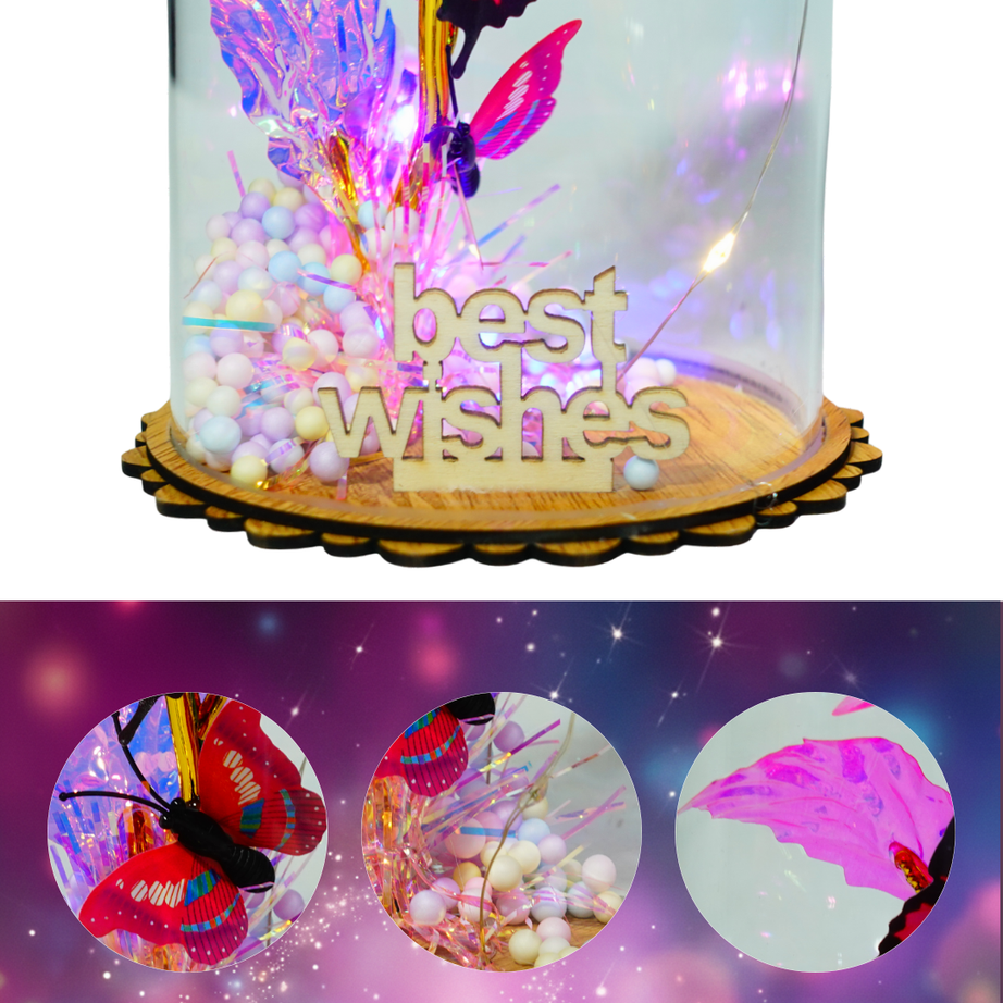 Especially For You Rose with Lights Inside a Jar | Kidsbestie