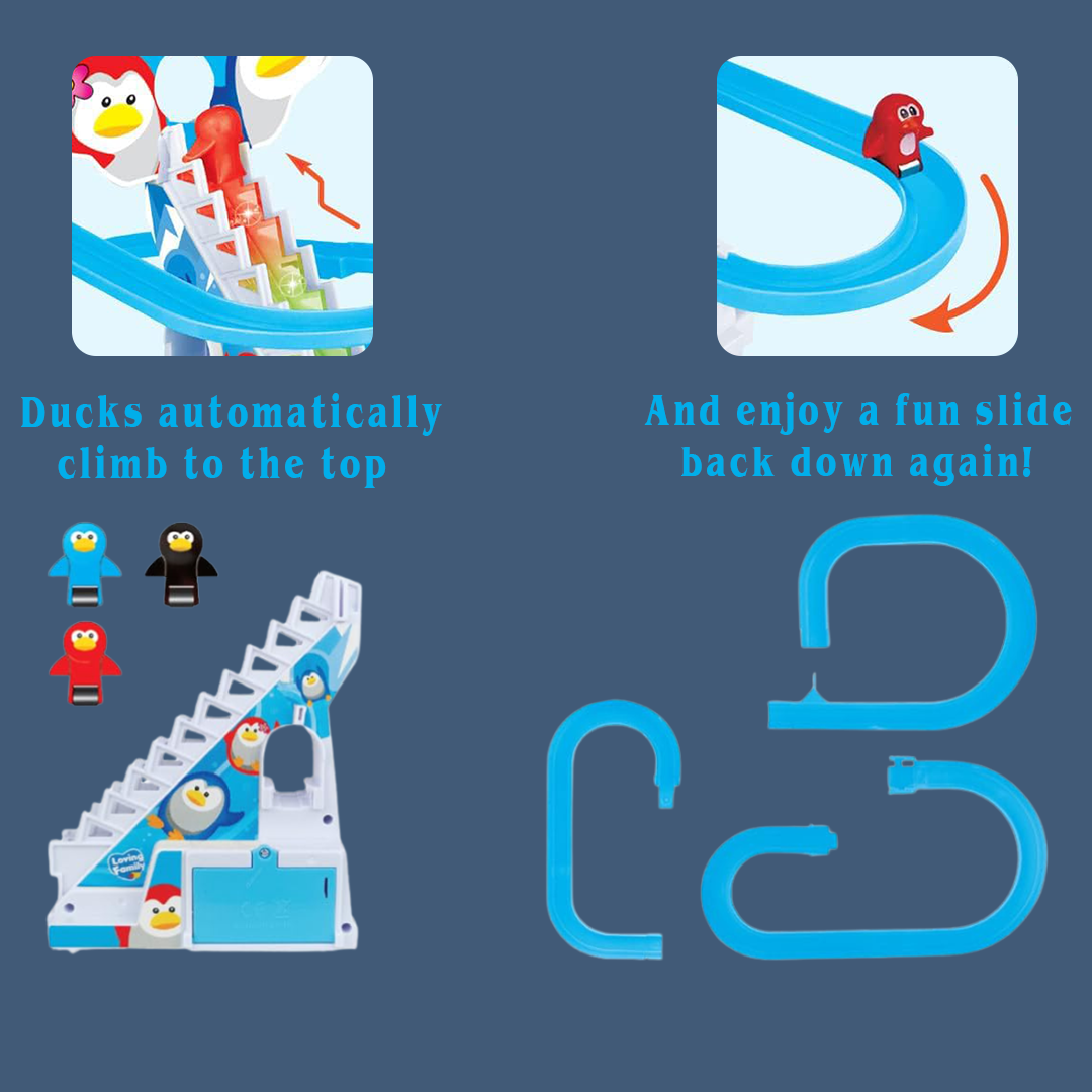 Penguin Slide Track Set Toys for Kids | KidsBestie