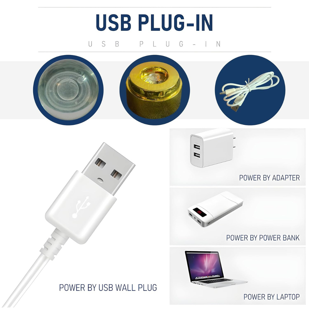 Crystal Ball Night Light – 3D Magical Glow | KidsBestie