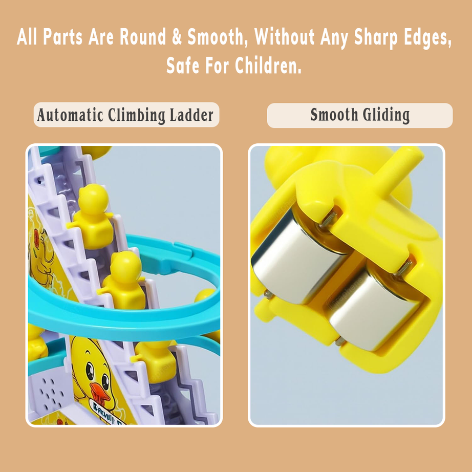 Duck Slide Toy Set | Musical Toys for Kids