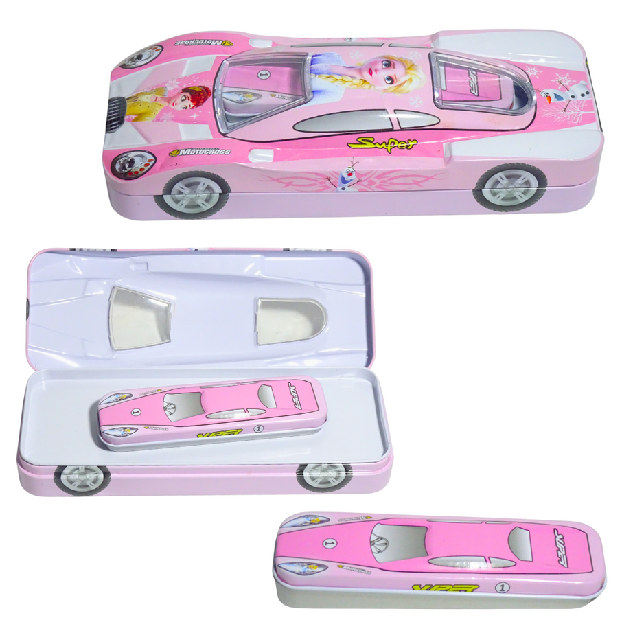 Small Car-Shaped Pencil Box for Kids | KidsBestie