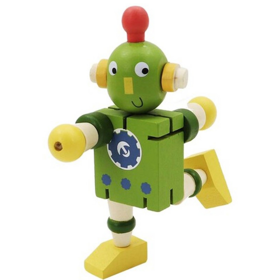 Wooden Robot Toy for Kids(Random Colour)