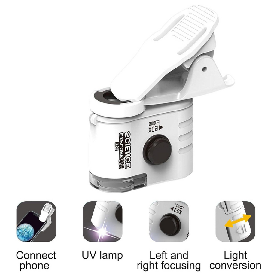 Clip-On Microscope for Cell Phones – Explore the Micro World! | KidsBestie