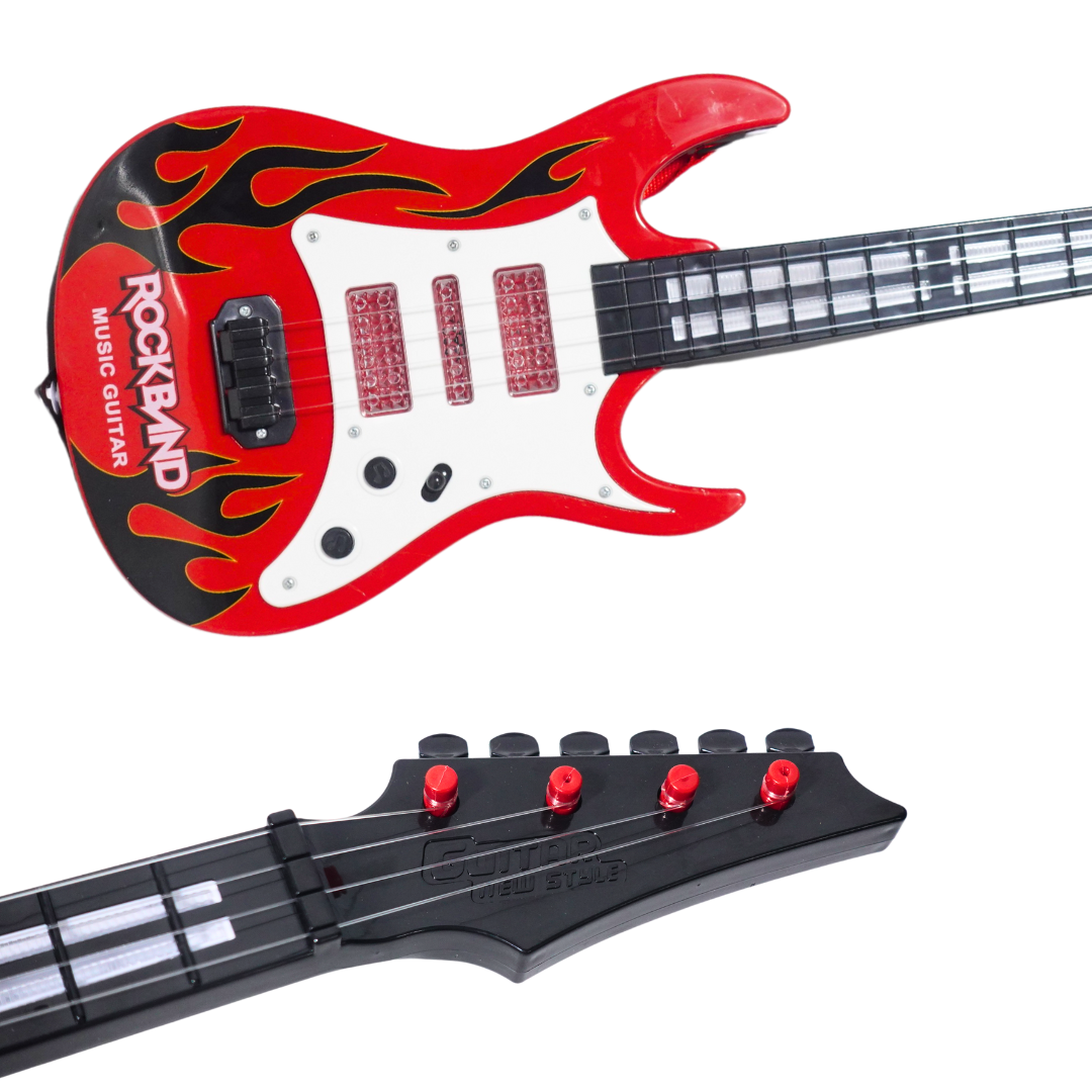 Rock and Roll Style Music Guitar For Kids Age 3+