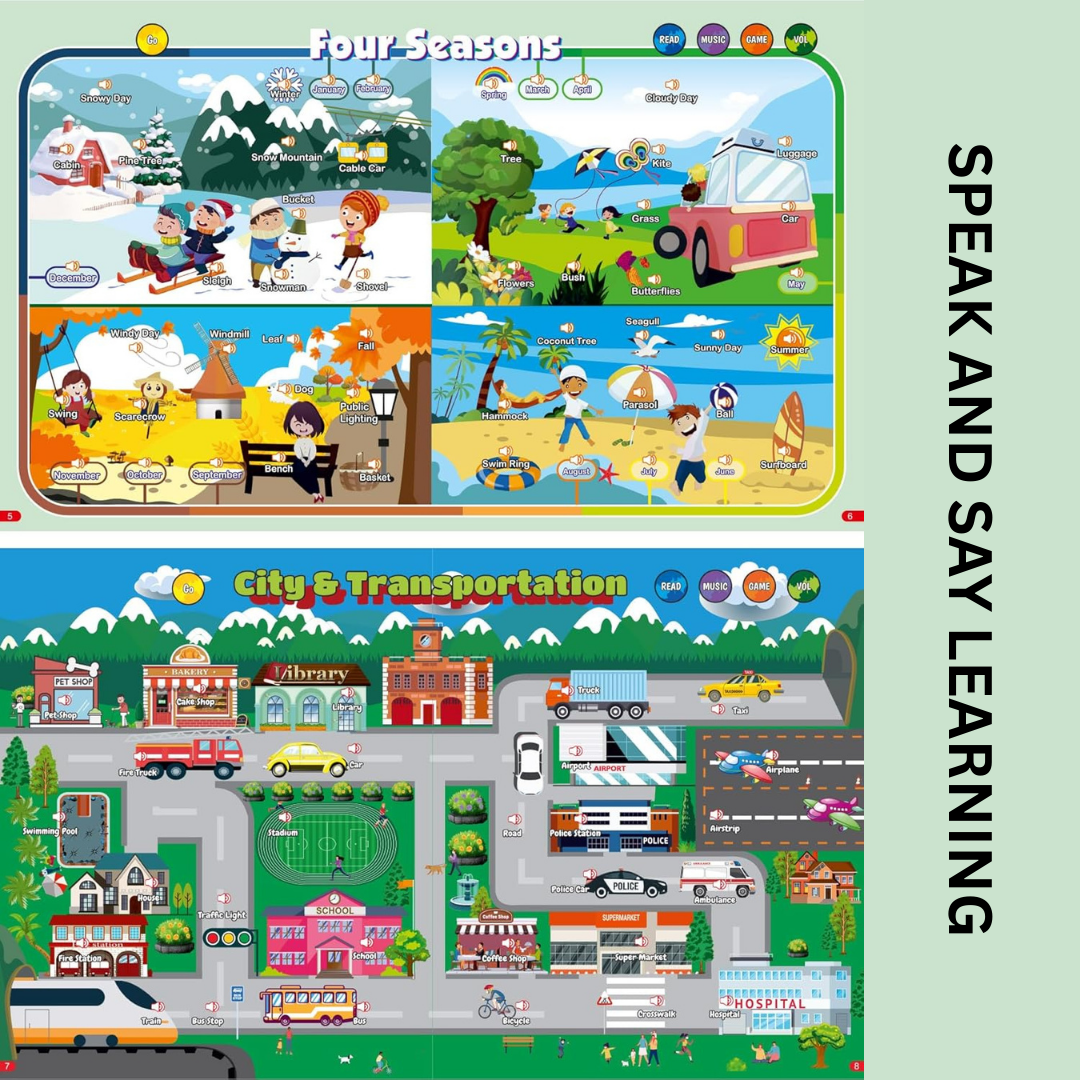 LEARN & PLAY: An English Learning Book for Kids - Rechargeable – KidsBestie