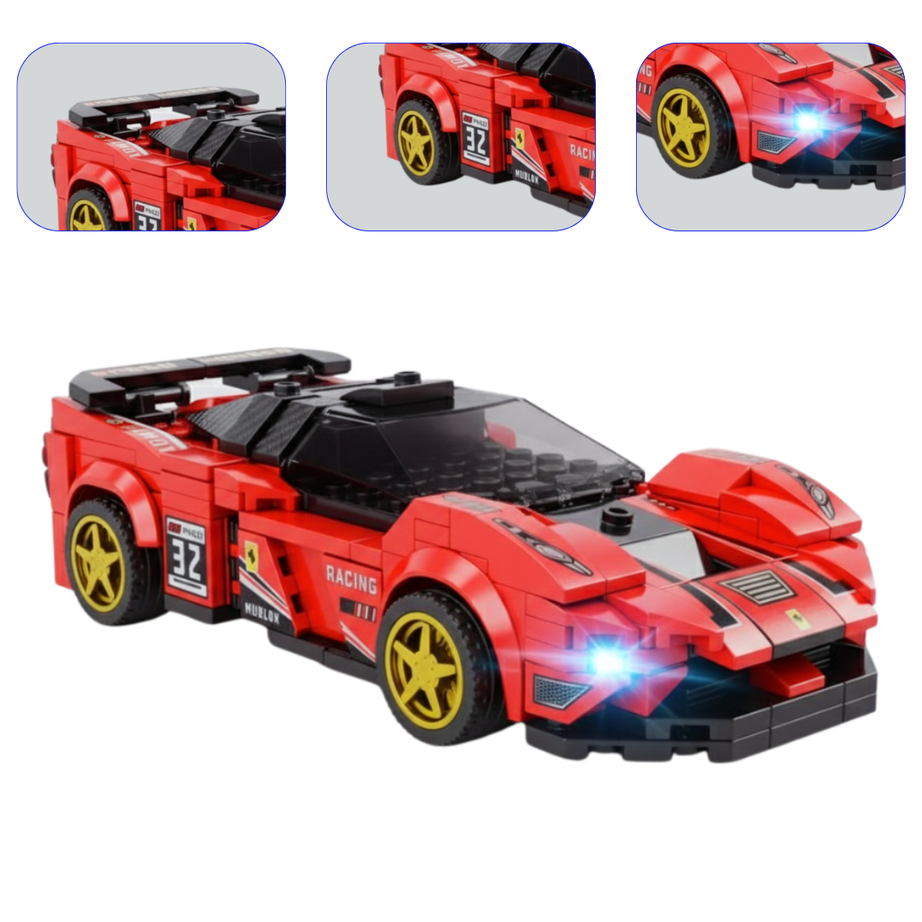 Racing Speed LEGO Building Set – 403 Pcs | DIY Sports Car Construction Blocks for Kids | STEM Learning Toy